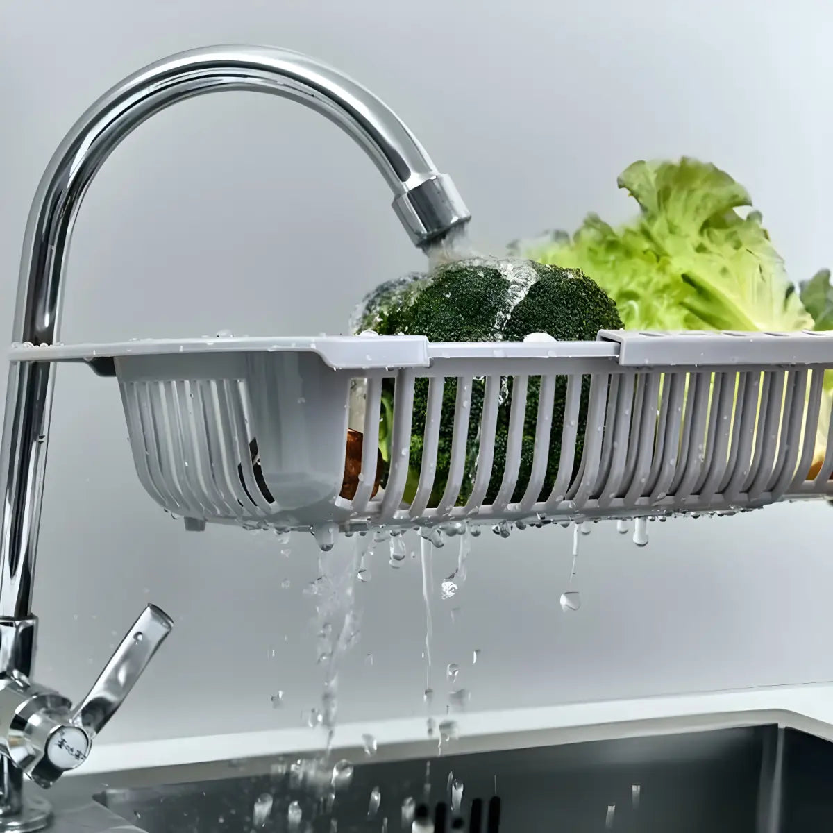Escorredor Expansível Ricaly | Frete Grátis e 5% OFF vegetais pia filtro Organizadores para Cozinha Compre