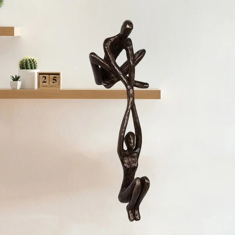 Escultura Casal Ornamental em Bronze para Decoração Elegante Compre agora Ricaly