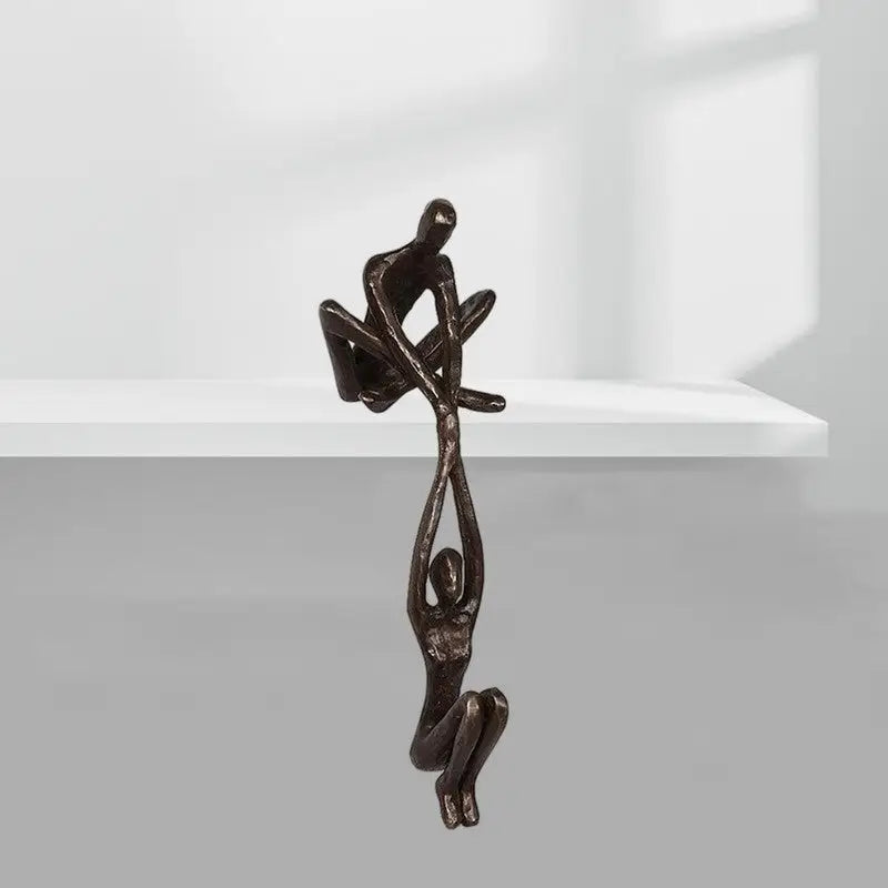 Escultura Casal Ornamental em Bronze para Decoração Elegante Compre agora Ricaly