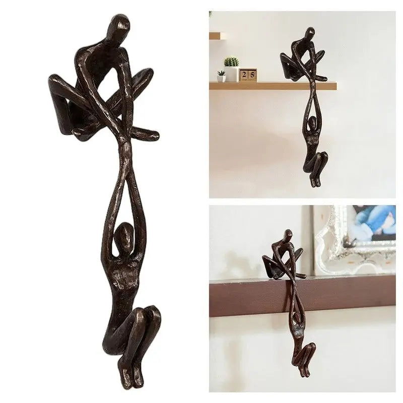 Escultura Casal Ornamental em Bronze para Decoração Elegante Compre agora Ricaly