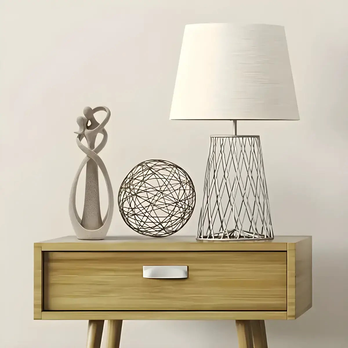 Escultura Abstrata Casal para Decoração de Ambiente Compre agora Ricaly