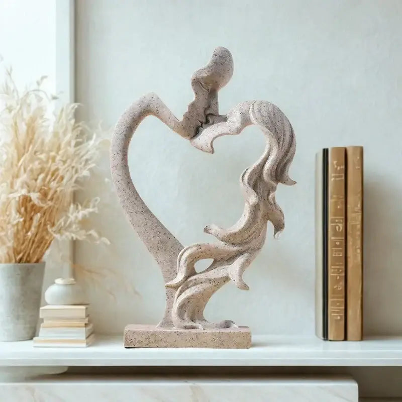 escultura casal – Resina decorativa para sala sofisticada | Ricaly Decoração Compre agora Remessa mundial