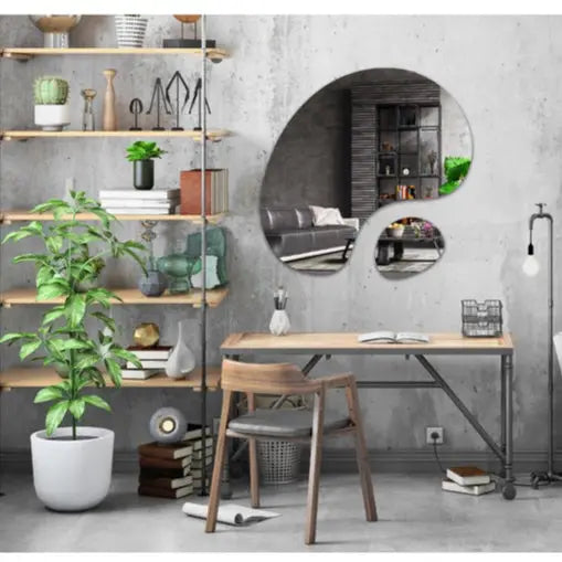 Espelho Decorativo Orgânico 2 Peças – Sustentabilidade Ricaly Decoração Compre