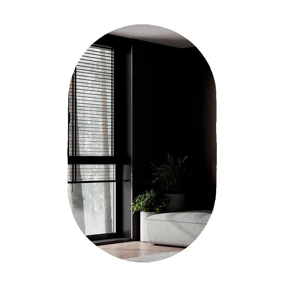 Espelho Decorativo Oval Luxo 80x50cm – Elegância para Sua Sala | Ricaly Mais Vendidos Compre