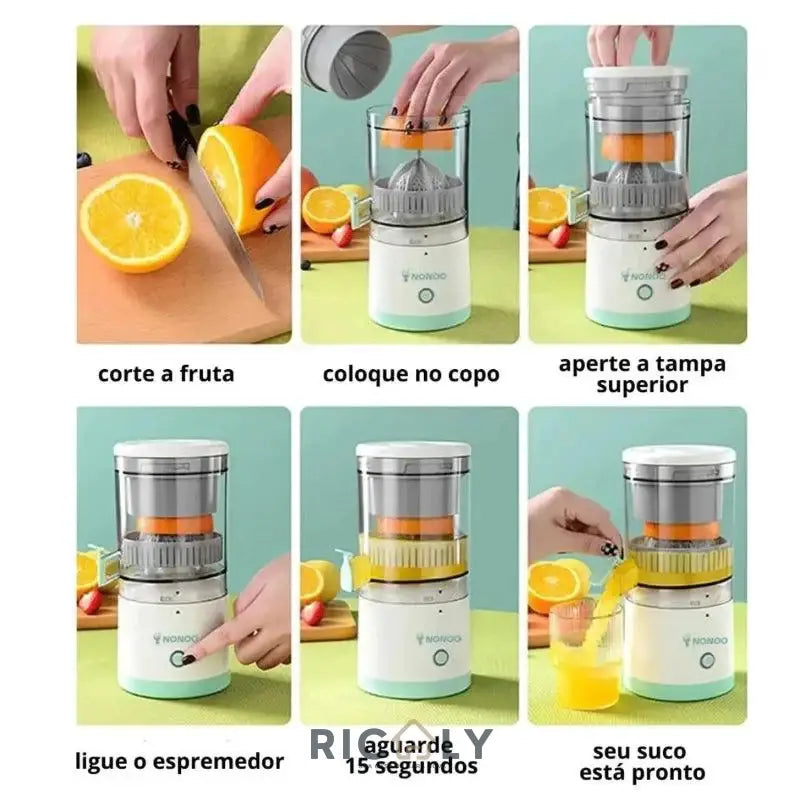 Espremedor de Laranja Elétrico Ricaly: Prático, Rápido e Delicioso!