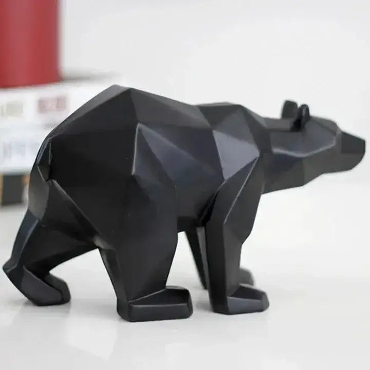 Ursos Polares Geométricos em Resina Moderna com Design Exclusivo Compre agora Ricaly
