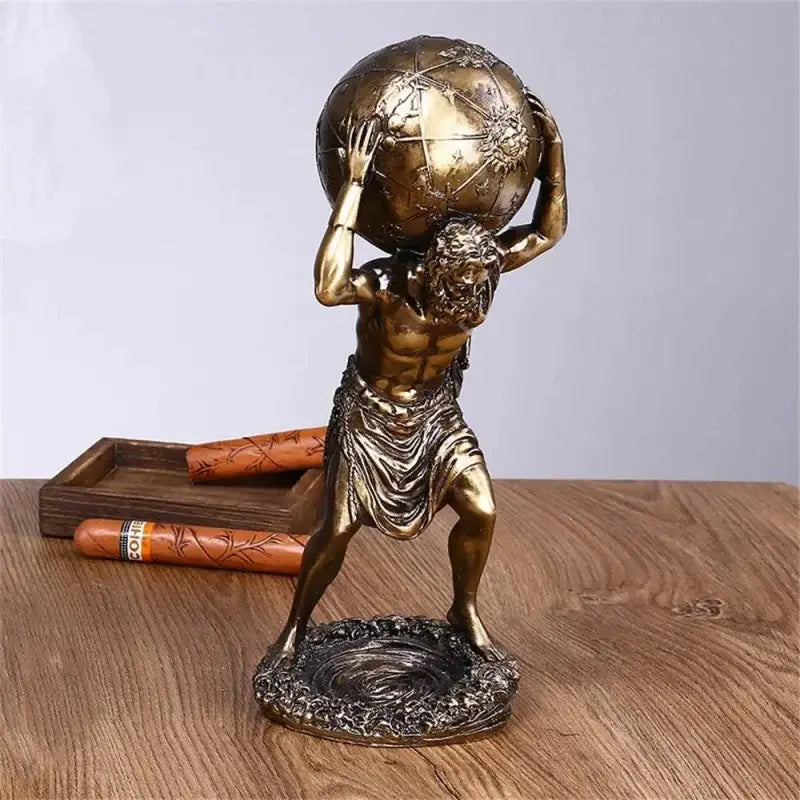 Estátuas de Atlas Grego Mitológico em Decoração Vintage Alta Qualidade Compre agora Ricaly