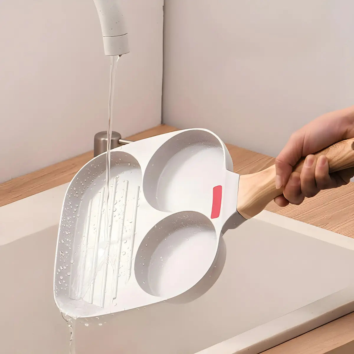 Frigideira Antiaderente 4 em 1 Ricaly | Frete Grátis Hoje branco utensílio descanso Mais Vendidos Compre