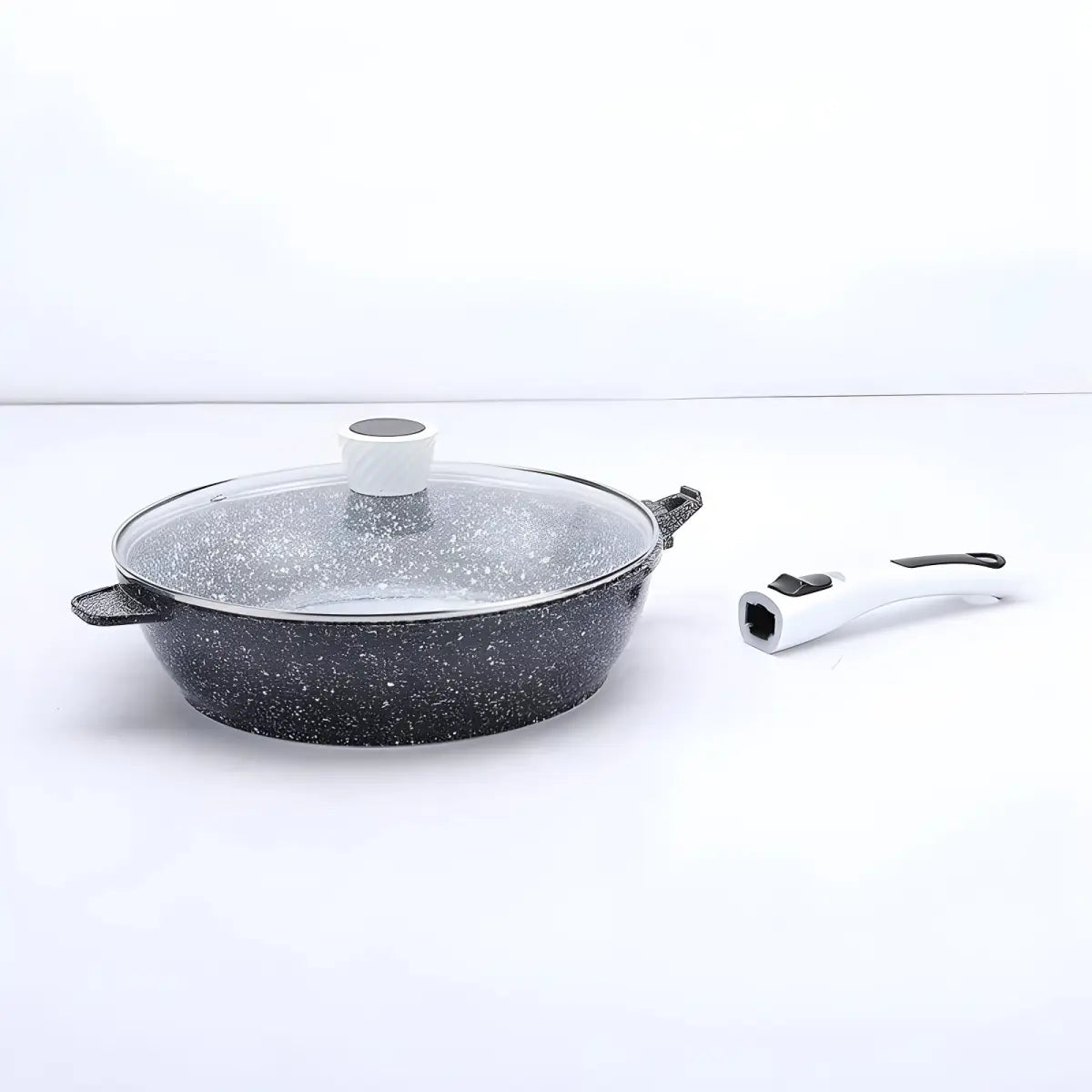 Frigideira Cerâmica Ricaly | 5% OFF + Frete Grátis salpicado preto pote Mais Vendidos Compre
