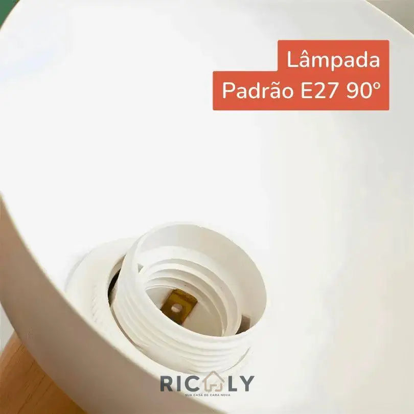 Iluminação Elegante: Arandela Articulada de Parede Interna Ricaly – Design Inovador em Madeira