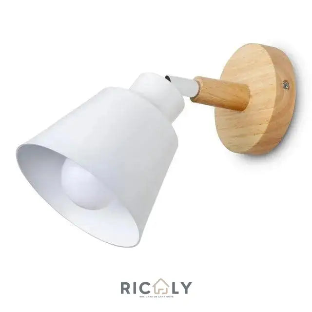 Iluminação Elegante: Arandela Articulada Escandinava Ricaly - Design Inovador para Ambientes Sofisticados - Iluminação - Arandela de Parede Branca - 20331743 - white - no - bulb