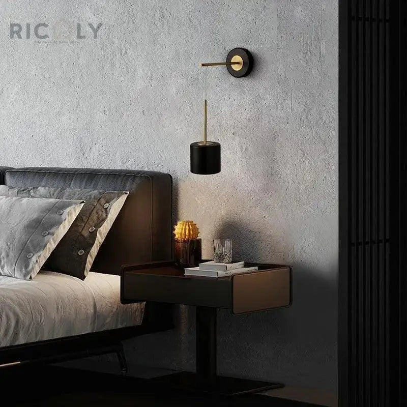 Iluminação Elegante: Arandela Circular Suspensa Ricaly em Acrílico – Modernidade e Sofisticação para Seu Quarto - Iluminação