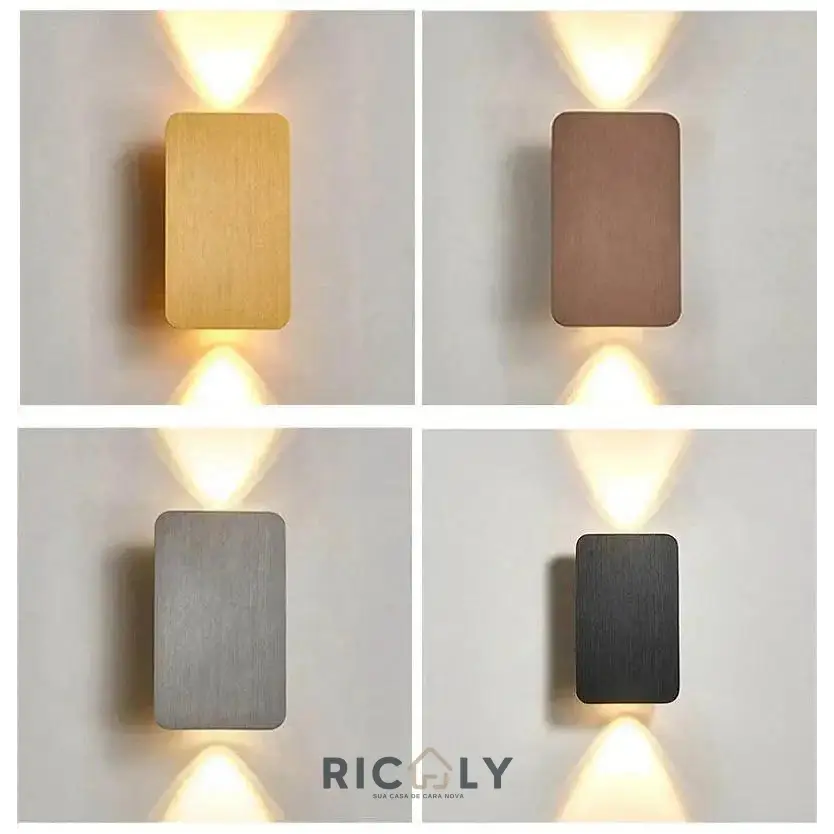 Iluminação Elegante: Arandela Externa de Parede Wooden by Ricaly - Sofisticação e Inovação para Seu Espaço