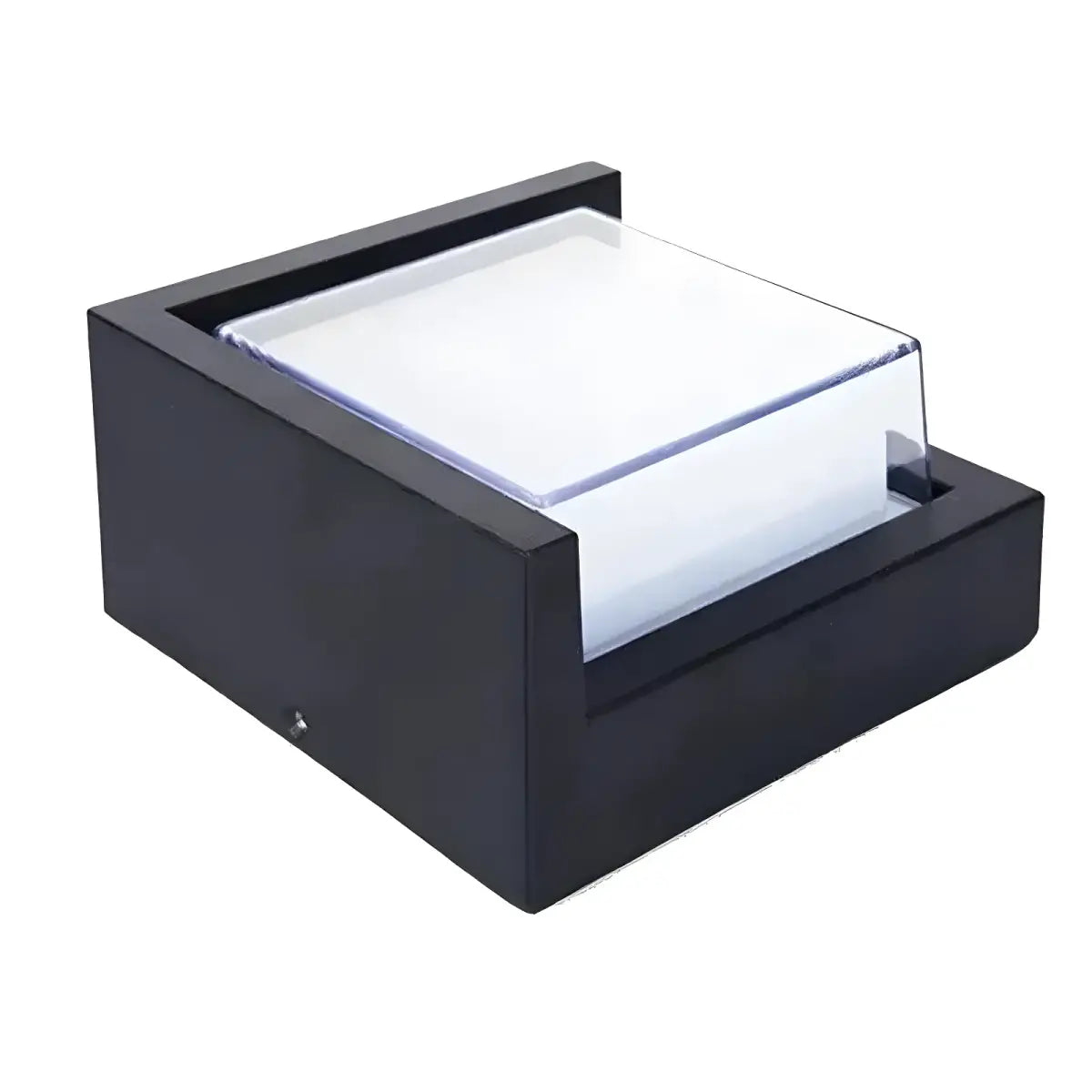 Arandela Externa Jardim Ricaly para Elegância Moderna preto quadrado ao ar livre Iluminação Compre