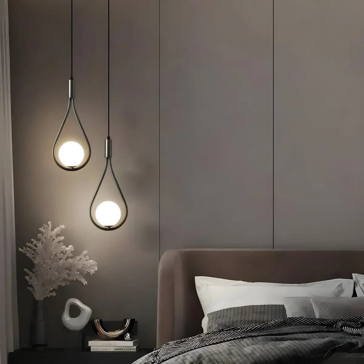 Arandela Lauren Ricaly em Aço Inoxidável Dourado lágrima pingente luzes Iluminação Compre