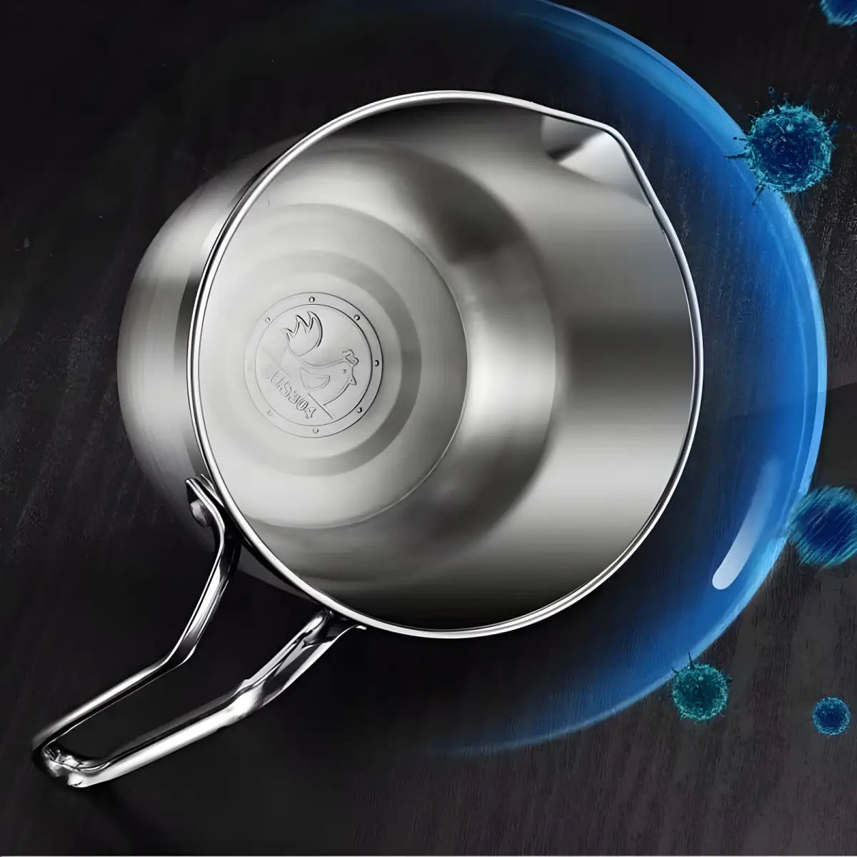 Jarra de Inox Ricaly | 1000ml com Separador Premium inoxidável aço pote Organizadores para Cozinha Compre