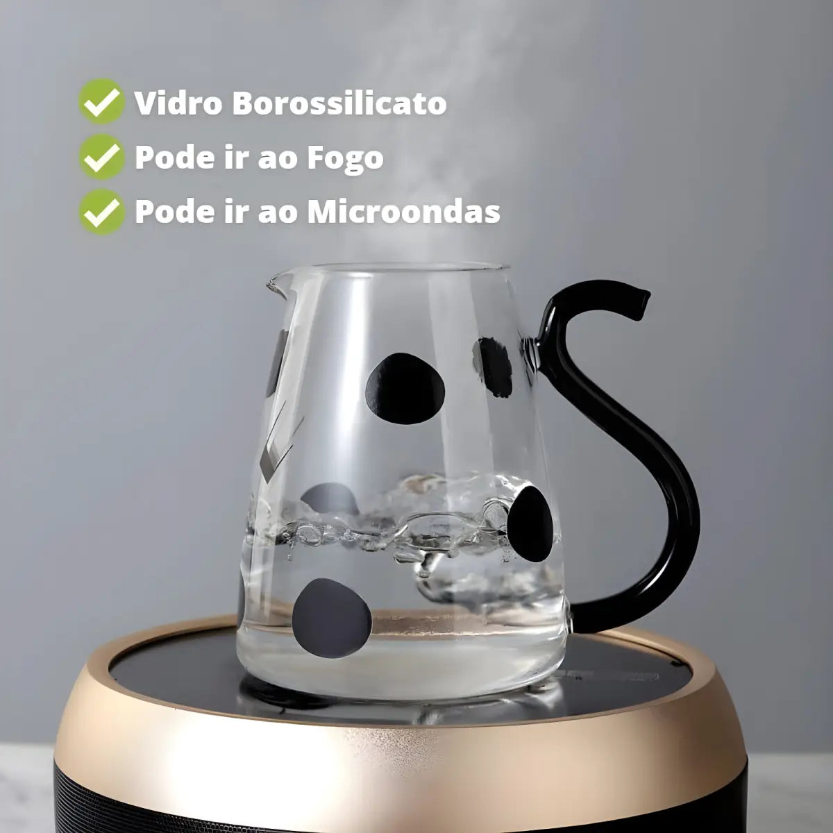 Jarra de Vidro Ricaly | Frete Grátis Acima R$149 claro vidro lançador Organizadores para Cozinha Compre