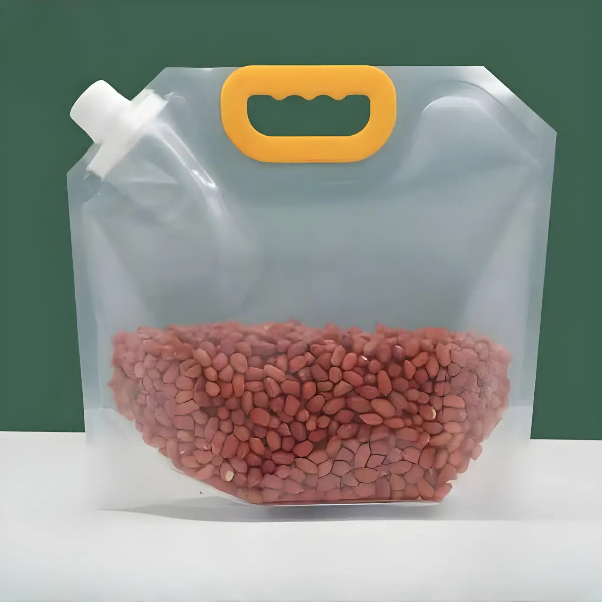 Sacos de Armazenamento Ricaly | Kit 10 Unidades Exclusivas amendoim claro plástico Organizadores para Cozinha Compre