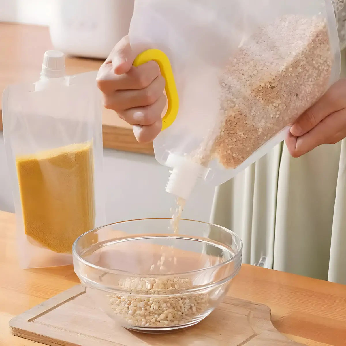Sacos de Armazenamento Ricaly | Kit 10 Unidades Exclusivas bolsa manuseio conteúdo Organizadores para Cozinha Compre