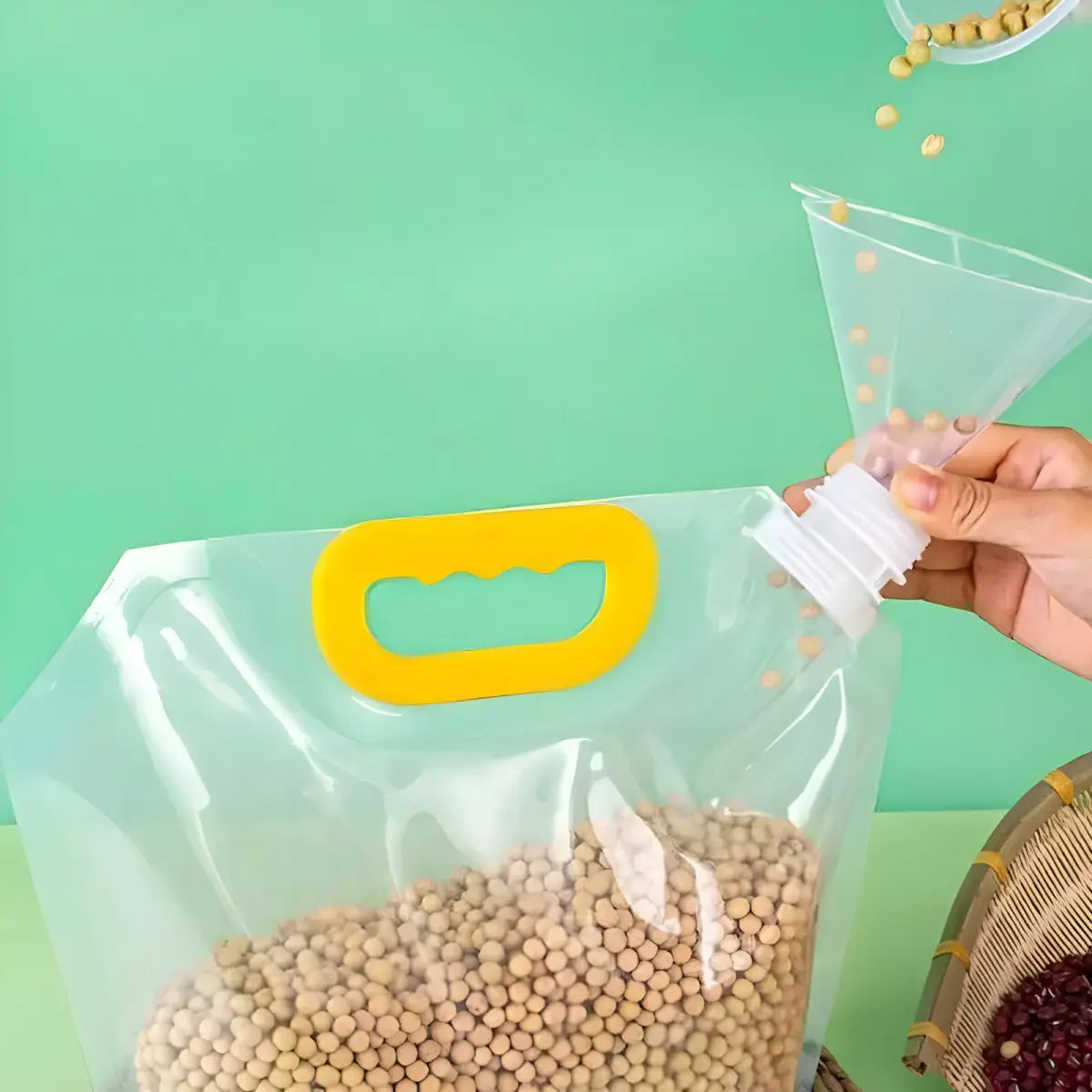 Sacos de Armazenamento Ricaly | Kit 10 Unidades Exclusivas recarregável alimentos armazenamento Organizadores