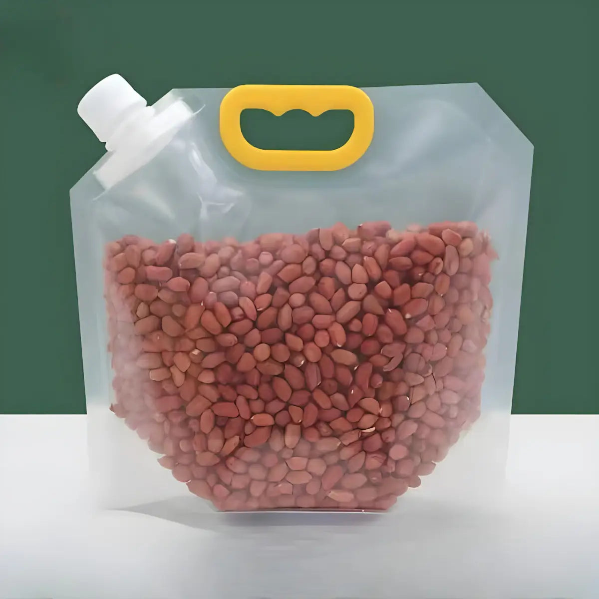 Sacos de Armazenamento Ricaly | Kit 10 Unidades Exclusivas bolsa amendoim amarelo Organizadores para Cozinha Compre