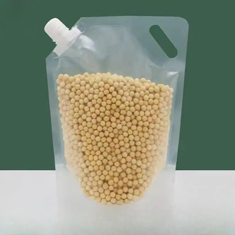 Kit 10 Sacos de Armazenamento Dispenser de Alimentos Ricaly 1kg 10 unidades