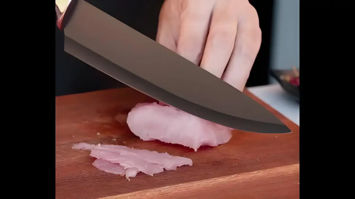 Facas Churrasco Profissional Ricaly | 7 Peças Premium preto faca carne Cozinha & Gastronomia Compre