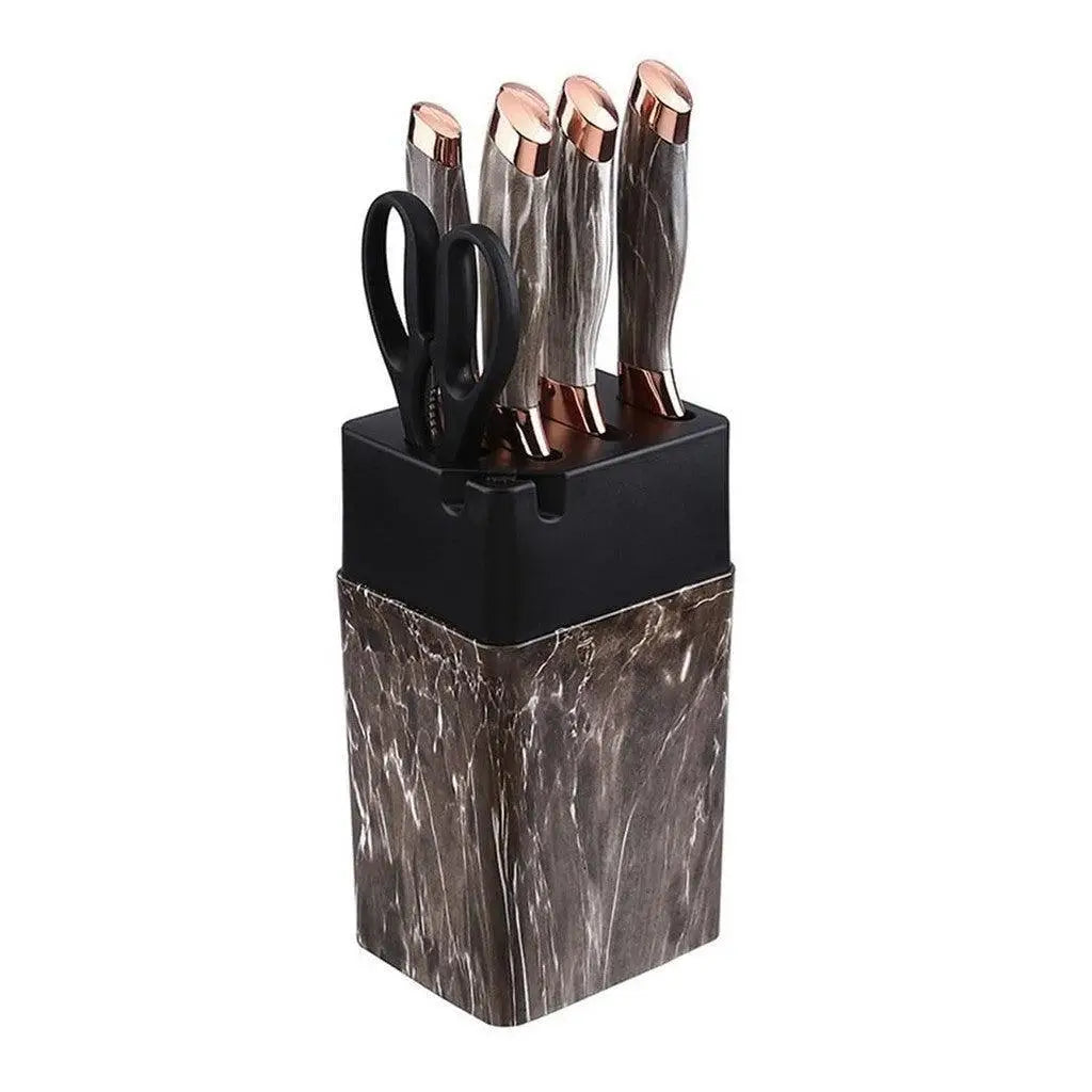 Facas Churrasco Profissional Ricaly | 7 Peças Premium faca bloco definir Cozinha & Gastronomia Compre