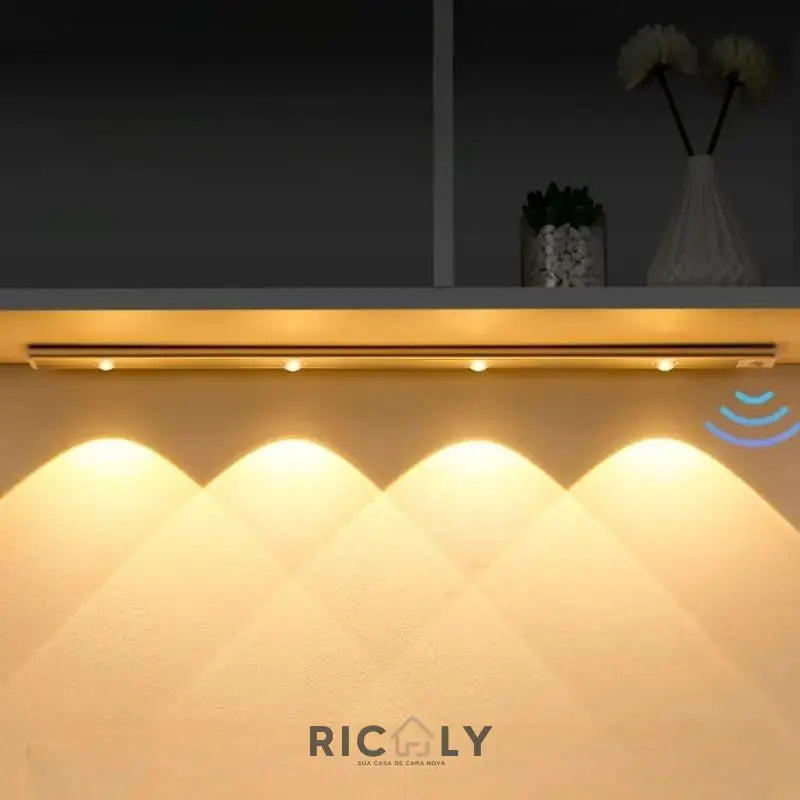 Luminária de LED Magnética Ricaly com Sensor de Movimento