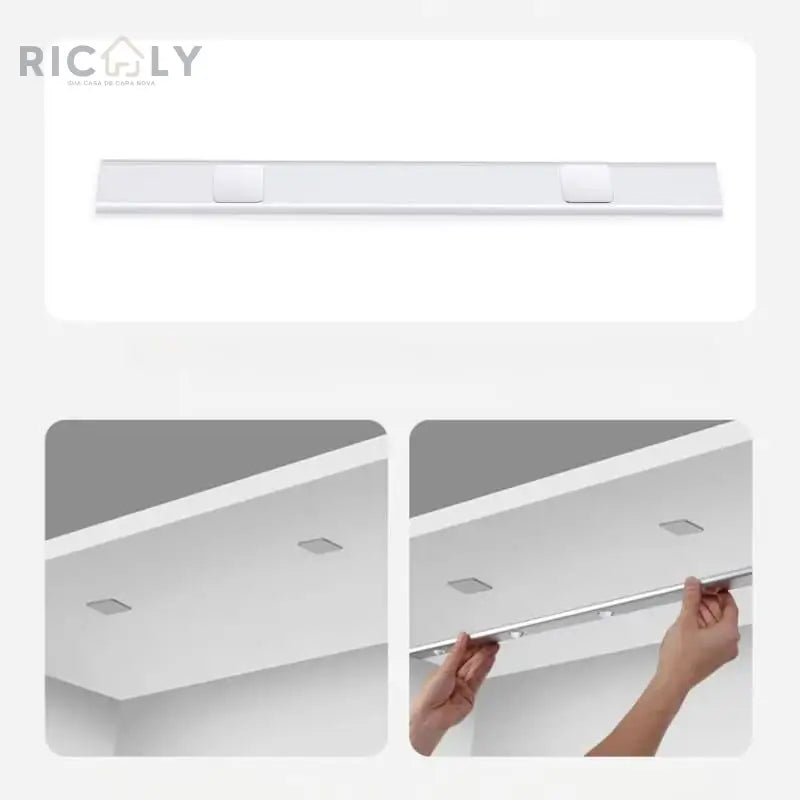 Luminária de LED Magnética Ricaly com Sensor de Movimento