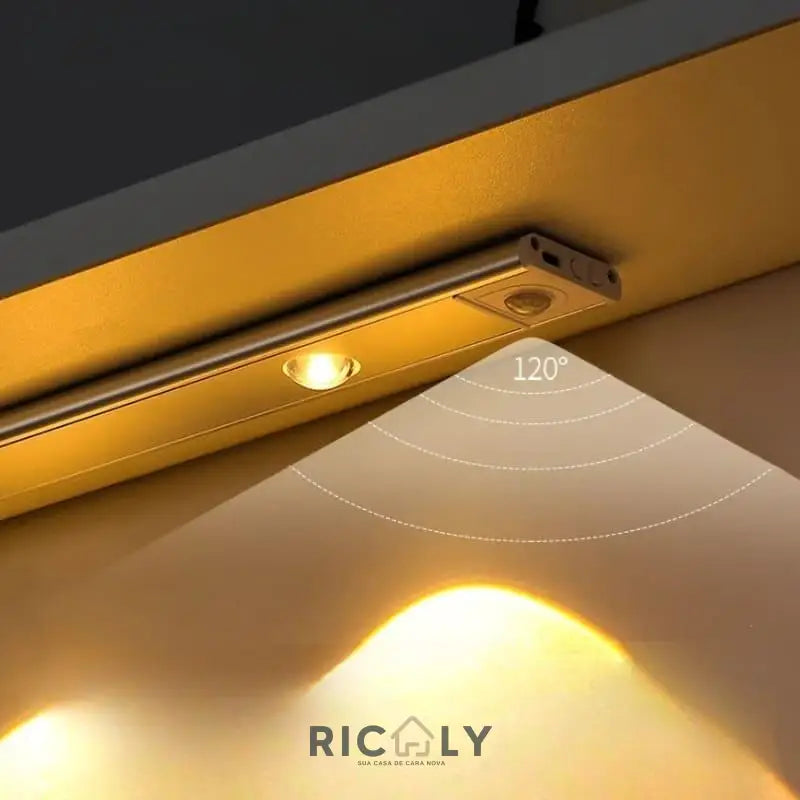 Luminária de LED Magnética Ricaly com Sensor de Movimento