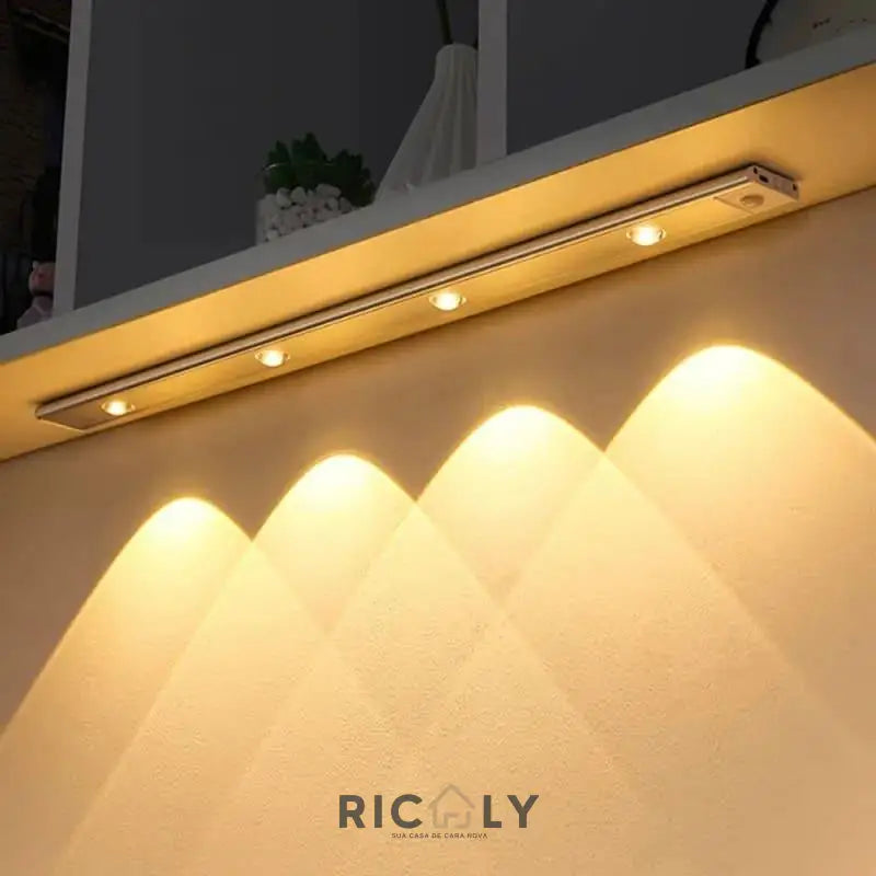 Luminária de LED Magnética Ricaly com Sensor de Movimento