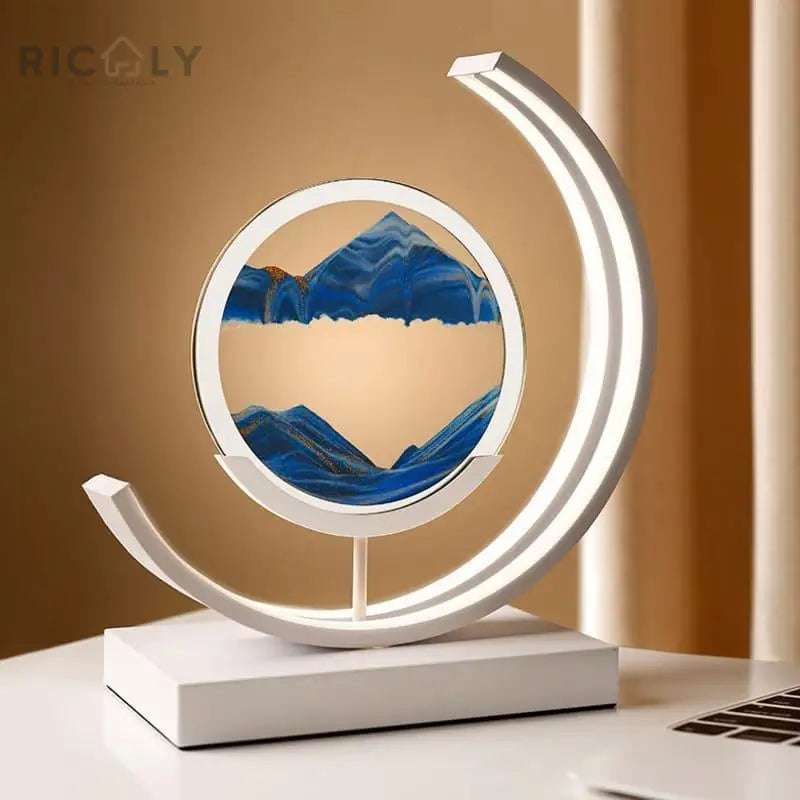 Luminária de Mesa Ampulheta LED Decorativa Ricaly