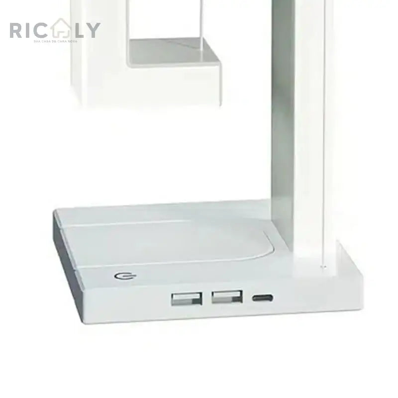 Luminária de Mesa com Carregador por Indução Ricaly