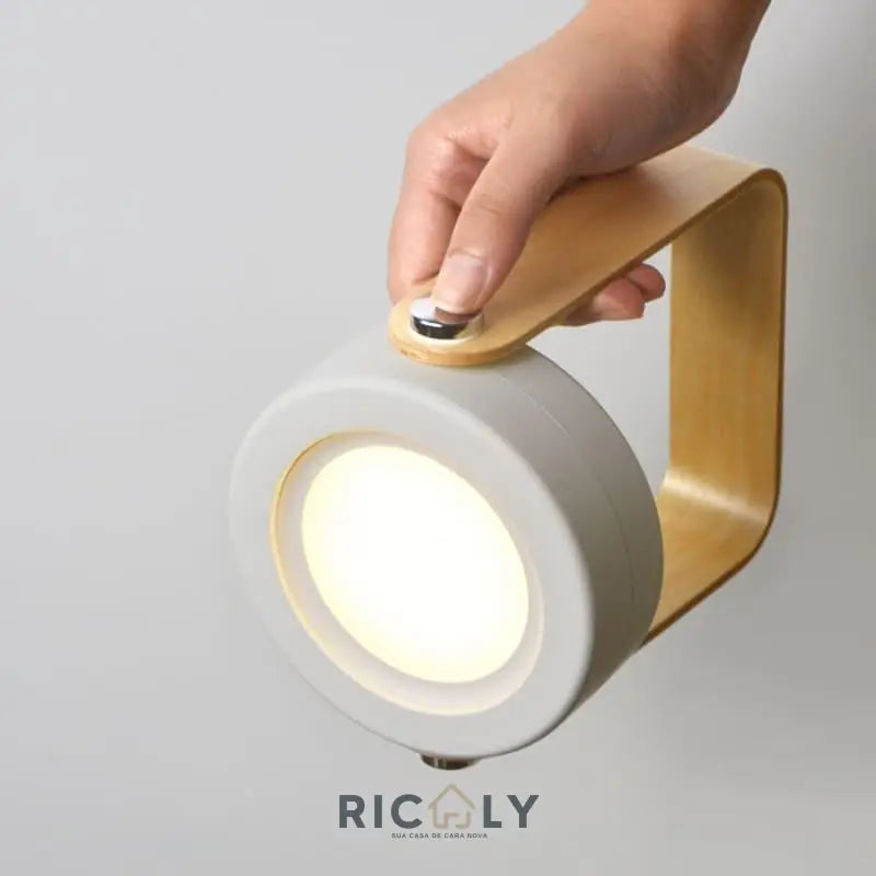 Luminária de Mesa LED com Alça de Leitura Ricaly