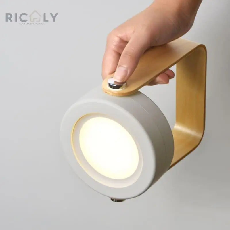 Luminária de Mesa LED com Alça de Leitura Ricaly