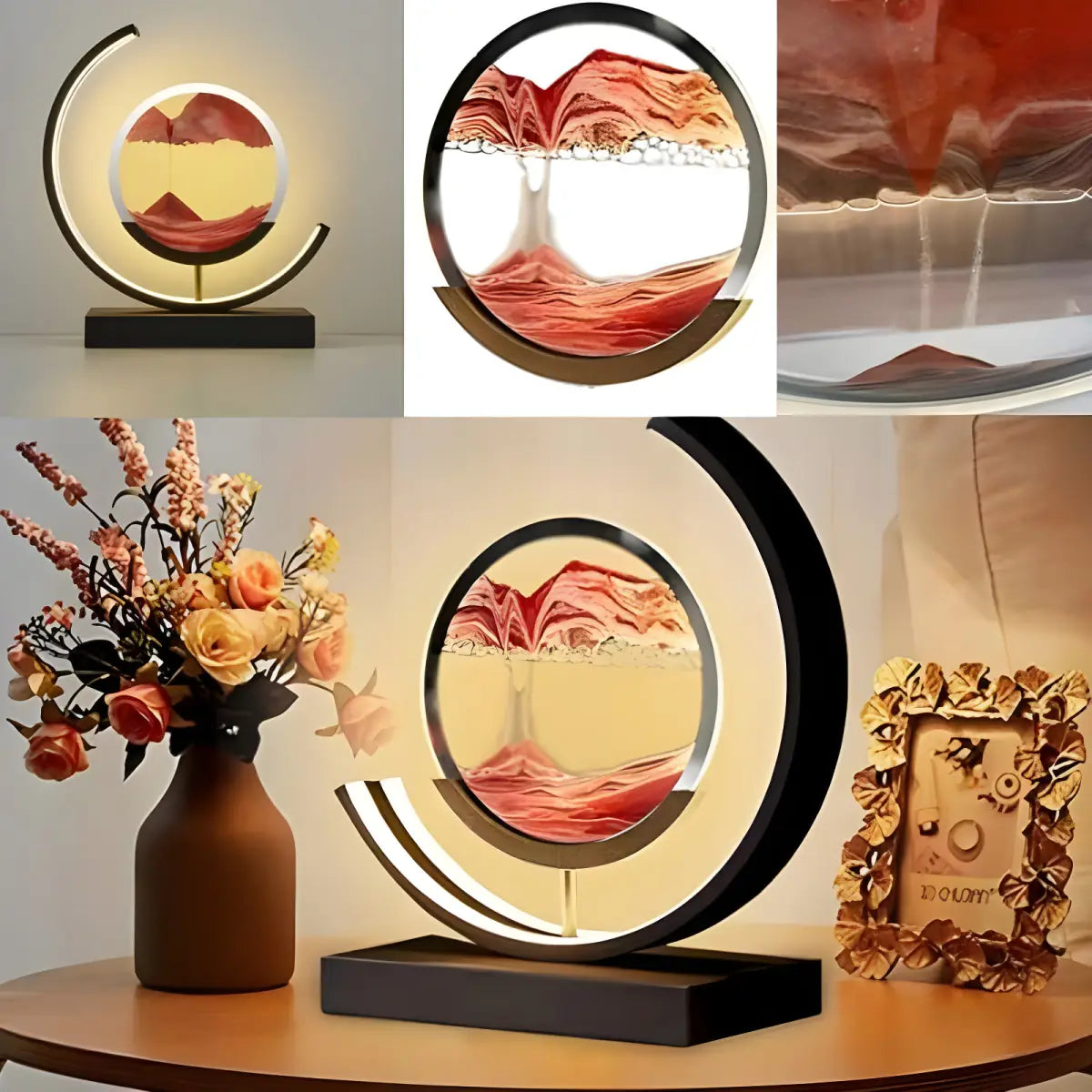 Luminária de Mesa Ampulheta Ricaly | Frete Grátis Hoje Iluminação Compre