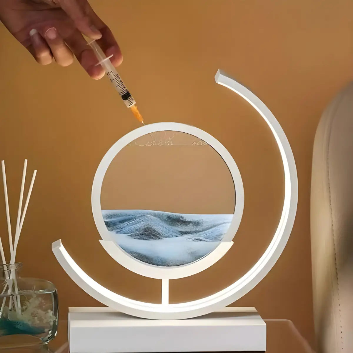 Luminária de Mesa Ampulheta Ricaly | Frete Grátis Hoje Iluminação Compre