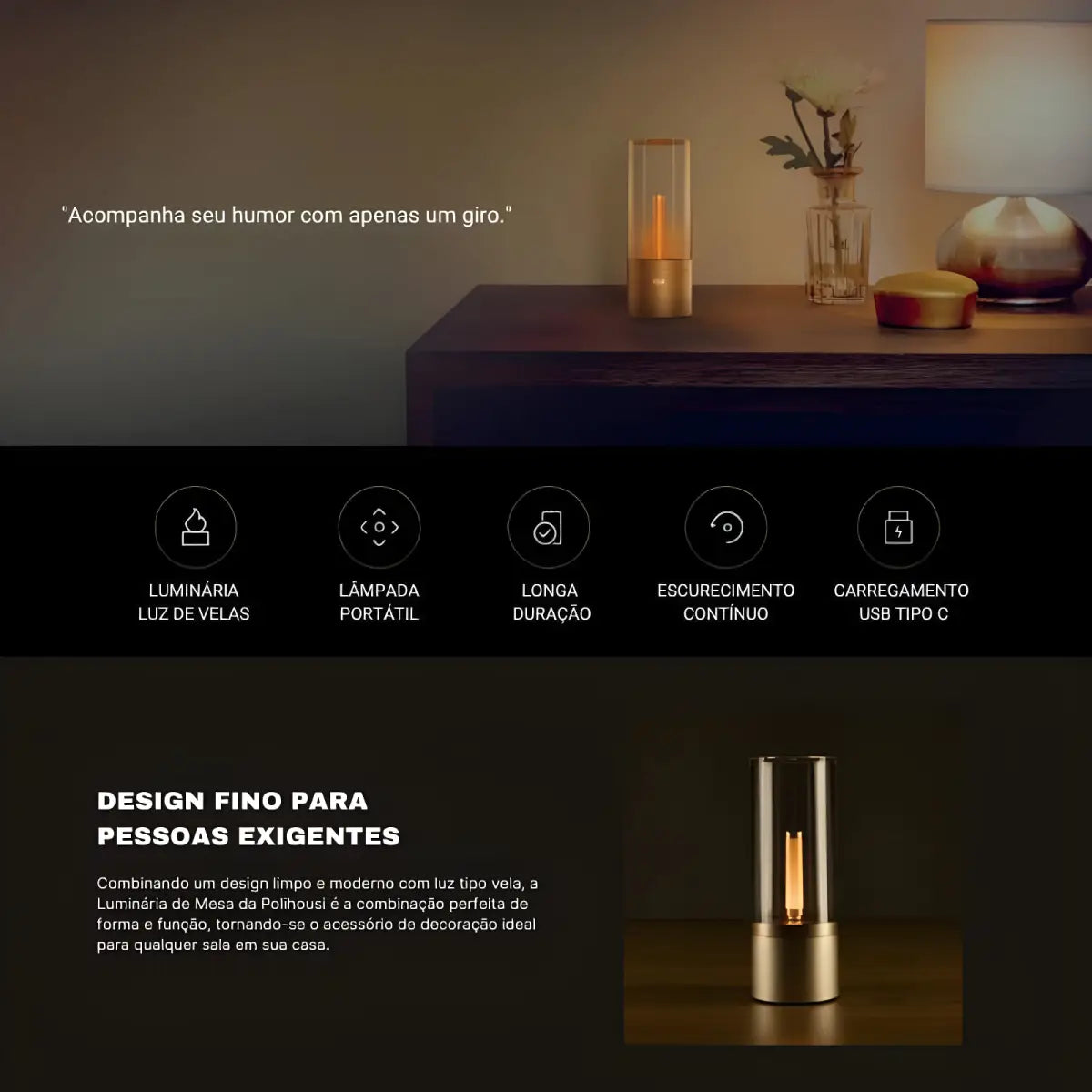Luminária Decorativa LED Ricaly | Frete Grátis acima de 149 Iluminação Compre