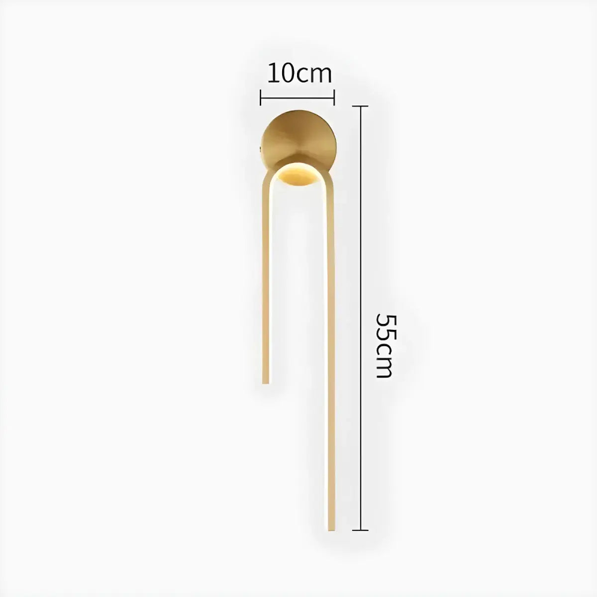 Luminária Dourada Ricaly | Luz Quente e Frete Grátis de cor dourada parede arandela Iluminação Compre