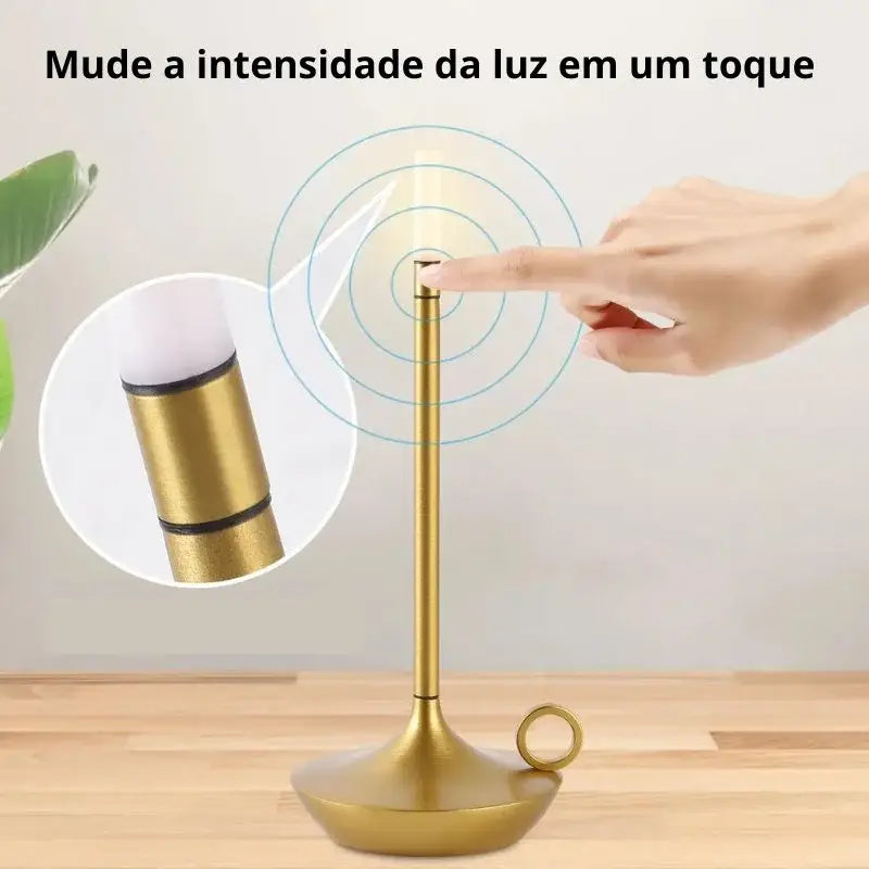 Luminárias Metallicas em Estilo Vela para Jantares Românticos Compre agora Ricaly