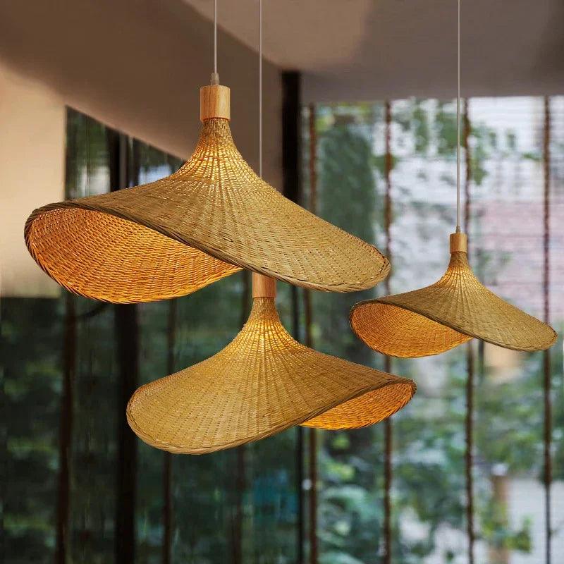 Lenogue Classic Handmade Bamboo Pendant Lights