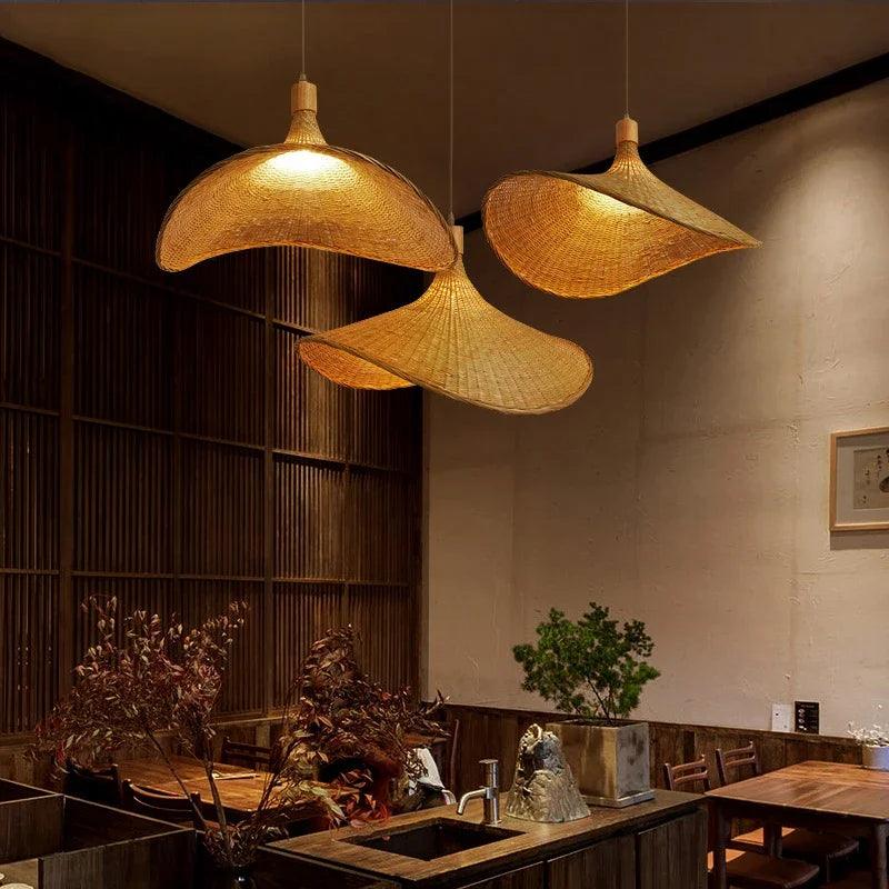 Lenogue Classic Handmade Bamboo Pendant Lights