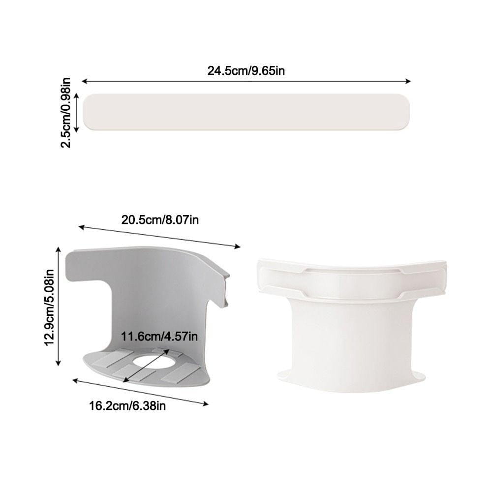 Mesa de cabeceira cinza com suporte ajustável e resistente Ricaly Compre