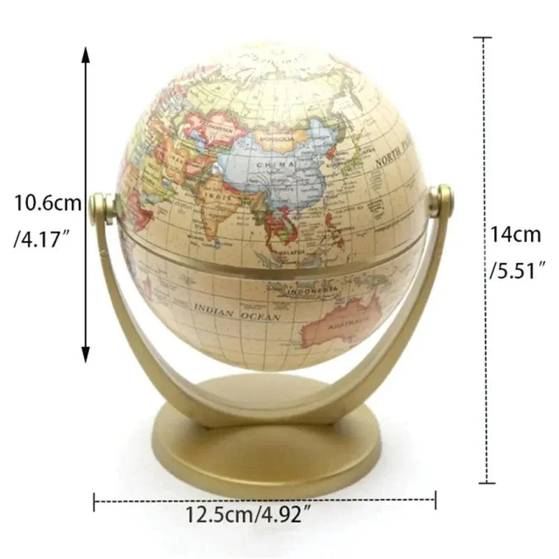 Mini Globo Terrestre Retrô para Decoração de Estante Lenogue Compre agora Ricaly