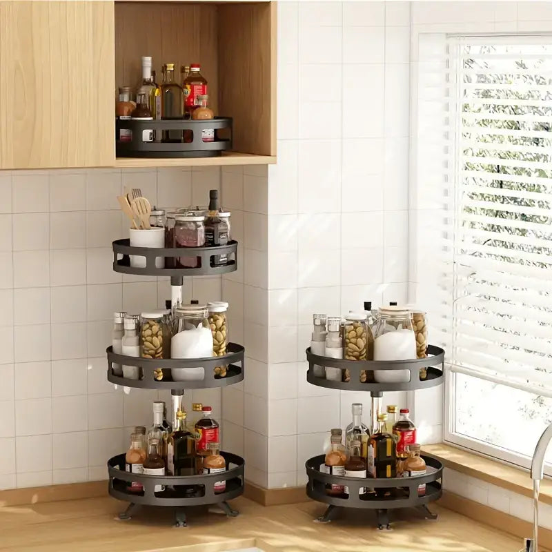 Ricaly Rotating Tray Organizer - Practicality and Style | Efficient Organization GIF