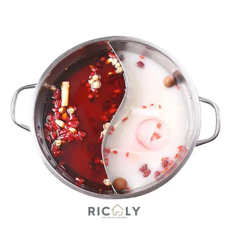 Panela com Separador Ricaly – Inovação e Elegância para Sua Cozinha