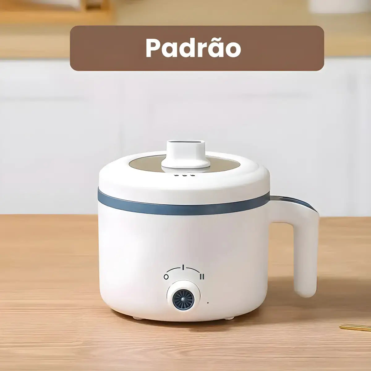 Potente Panela Elétrica 1.8L Ricaly | 600W Multifuncional branco elétrico pote Mais Vendidos Compre