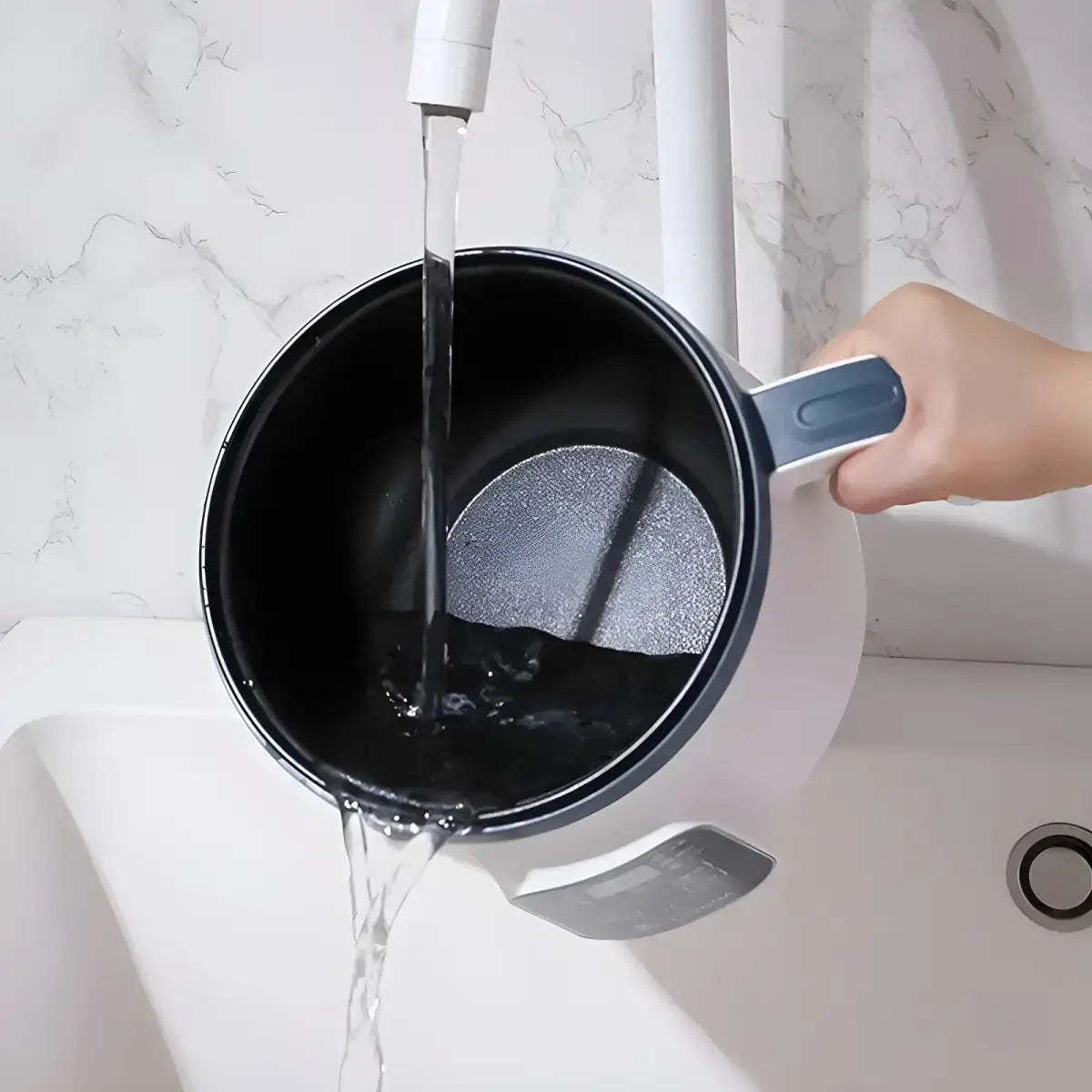 Potente Panela Elétrica 1.8L Ricaly | 600W Multifuncional branco elétrico pote Mais Vendidos Compre