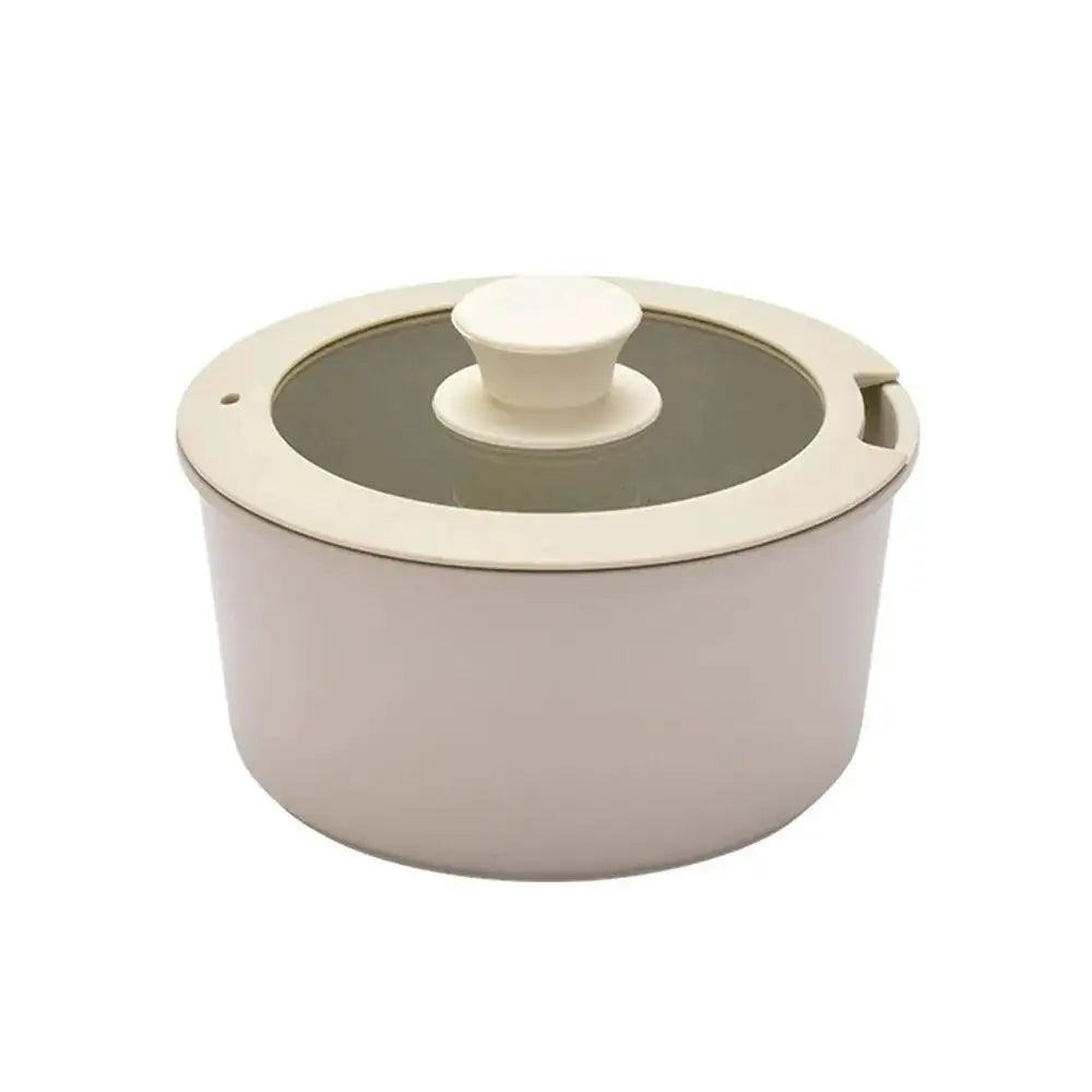 Panela de Pedra Antiaderente Ricaly | Frete Grátis Hoje bege pote vidro Mais Vendidos Compre